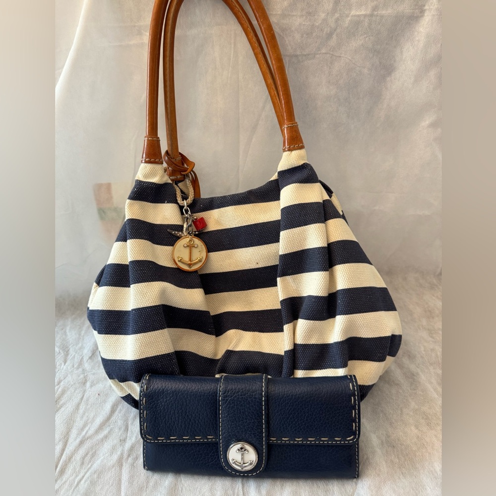 Brighton Shoulder Bag and wallet from Anchors Away collection